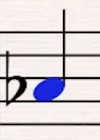 降音符